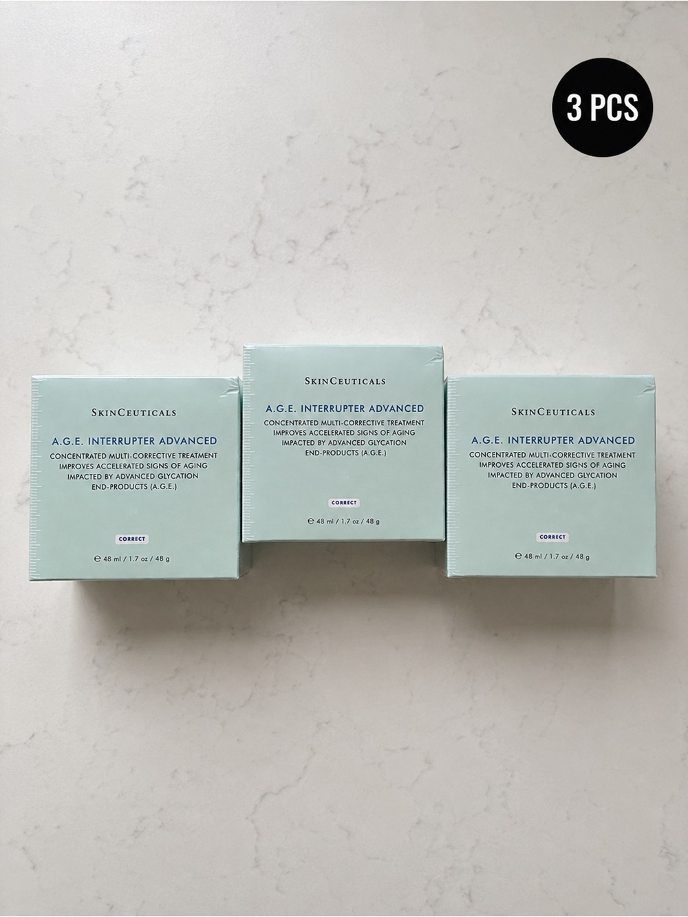SkinCeuticals A.G.E. Interrupter Advanced - Light Blue Packaging (3 pcs)